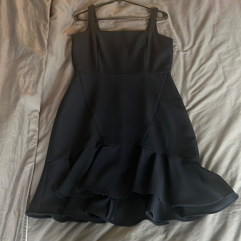 Gianni Bini navy blue mini cocktail dress